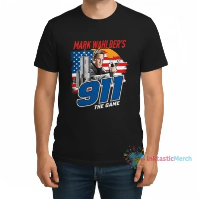 Mark Wahlberg 911 'Wahlberg' Men's Heavyweight T-Shirt - Black, Size S