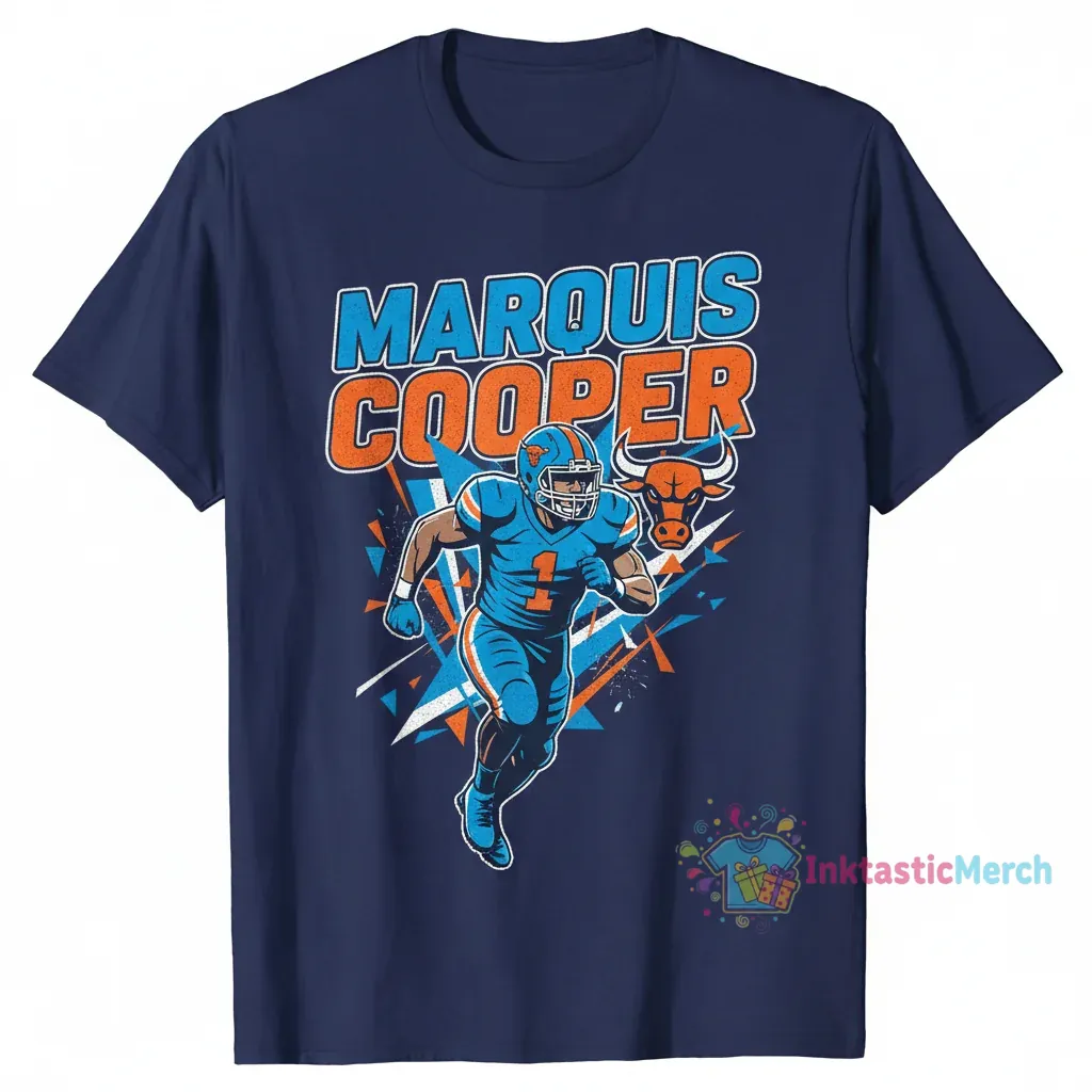 Marquis Cooper Buffalo Bulls Football Graphic Tee | Durable & Vibrant 1 Marquis Cooper Buffalo Bulls Football Graphic Tee | Durable & Vibrant