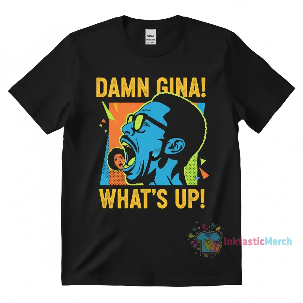 MARTIN LAWRENCE T-SHIRT, DAMN GINA TEE, MARTIN TV SHOW SHIRT, WHAT'S UP TEE Men's Heavyweight T-shirt 1 MARTIN LAWRENCE T-SHIRT, DAMN GINA TEE, MARTIN TV SHOW SHIRT, WHAT'S UP TEE Men's Heavyweight T-shirt