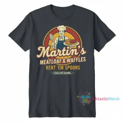 Martn’s Meatloaf & Waffles Tee | Cracker Barrel Vibes