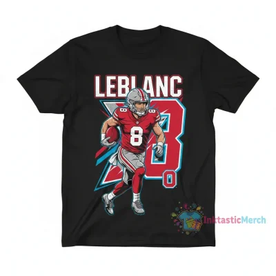 Max LeBlanc #8 Ohio State Buckeyes Player Tee