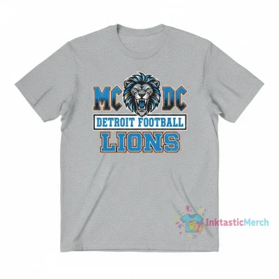 Detroit Lions MC DC Football Shirt: Durable & Vibrant