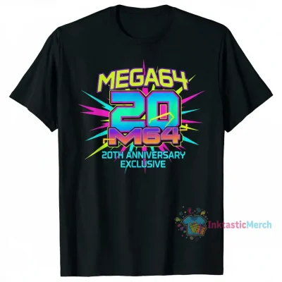 Mega64 20th Anniversary Logo Shirt - Exclusive Apparel