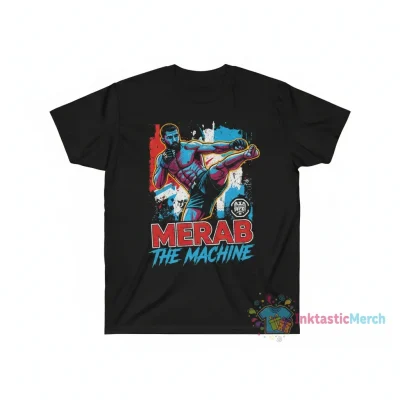 Merab Dvalishvili Fighter Signature Graphic Tee: Durability & Style