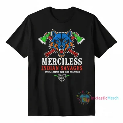 Steven Paul Judd's 'Merciless Indian Savages' Men's Heavyweight T-Shirt