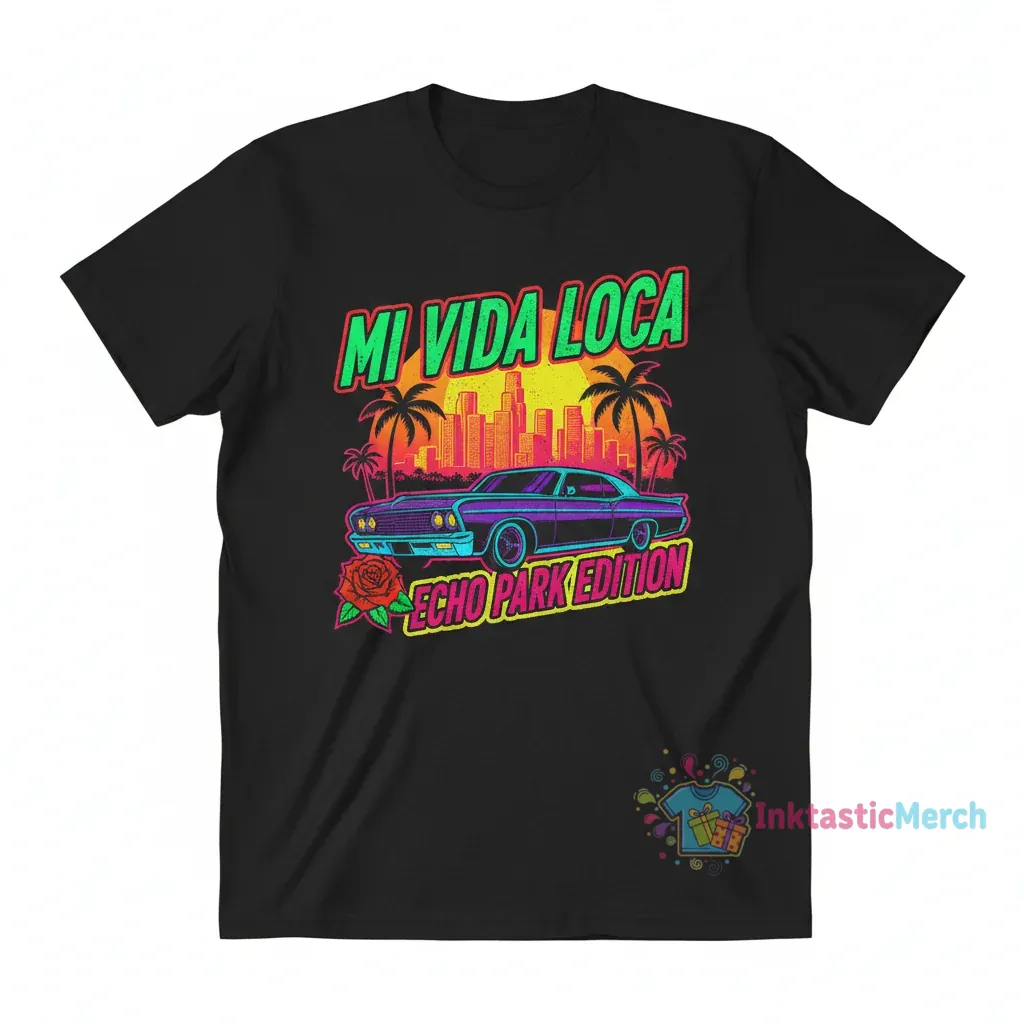 Mi Vida Loca Echo Park Edition Heavyweight T-Shirt - Men's Small Black 1 Mi Vida Loca Echo Park Edition Heavyweight T-Shirt - Men's Small Black