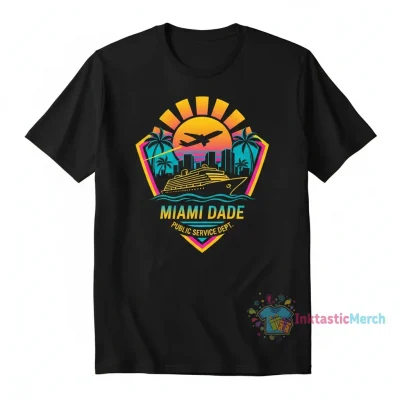 Miami Dade Department Logo Classic T-Shirt.png T-Shirts Men's Heavyweight T-shirt