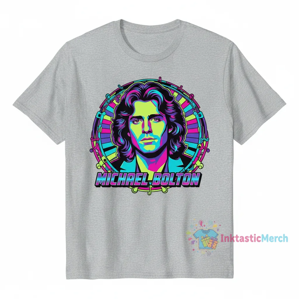 Michael Bolton Graphic Art T-Shirt 1 Michael Bolton Graphic Art T-Shirt