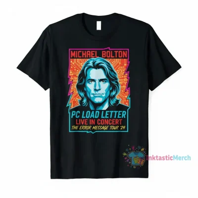 Michael Bolton Live in Concert PC Load Letter Tour T-Shirt