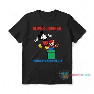 Mickey and Mario: A Super Mario & Mickey Mouse Fusion Tee