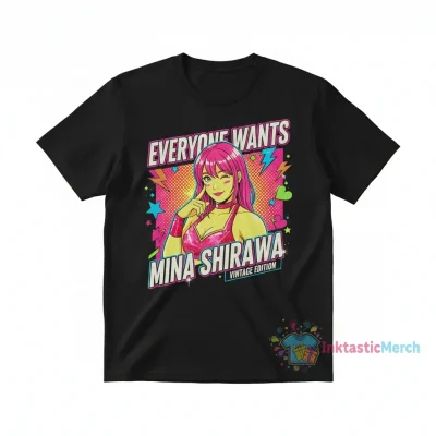 Mina Shirakawa "Everyone Wants Mina" Vintage T-Shirt