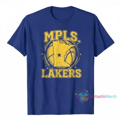 Minneapolis Lakers MPLS Vintage Tee - Durable & Comfortable