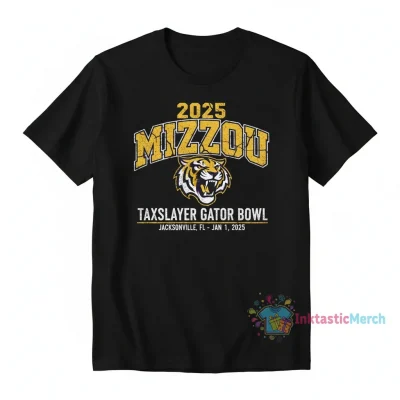 Mizzou Tigers 2025 Taxslayer Gator Bowl Tee