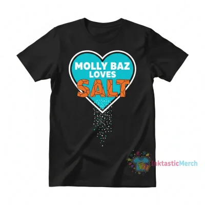 Molly Baz "I Love Salt" T-Shirt - Foodie Fan Apparel