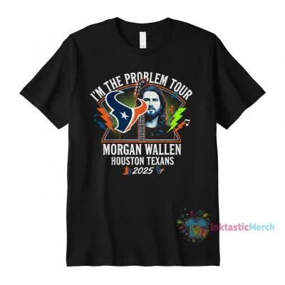 Morgan Wallen x Houston Texans I'm The Problem Tour 2025 T-Shirt