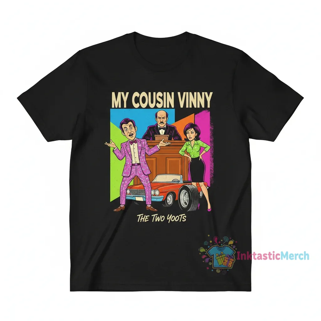 My Cousin Vinny Movie T-Shirt | Men's Heavyweight Black | Size S 1 My Cousin Vinny Movie T-Shirt | Men's Heavyweight Black | Size S
