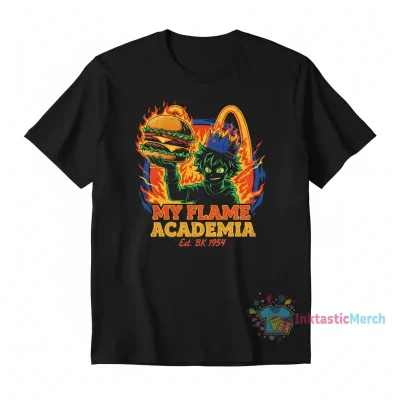 My Flame Academia Deku Burger King Shirt