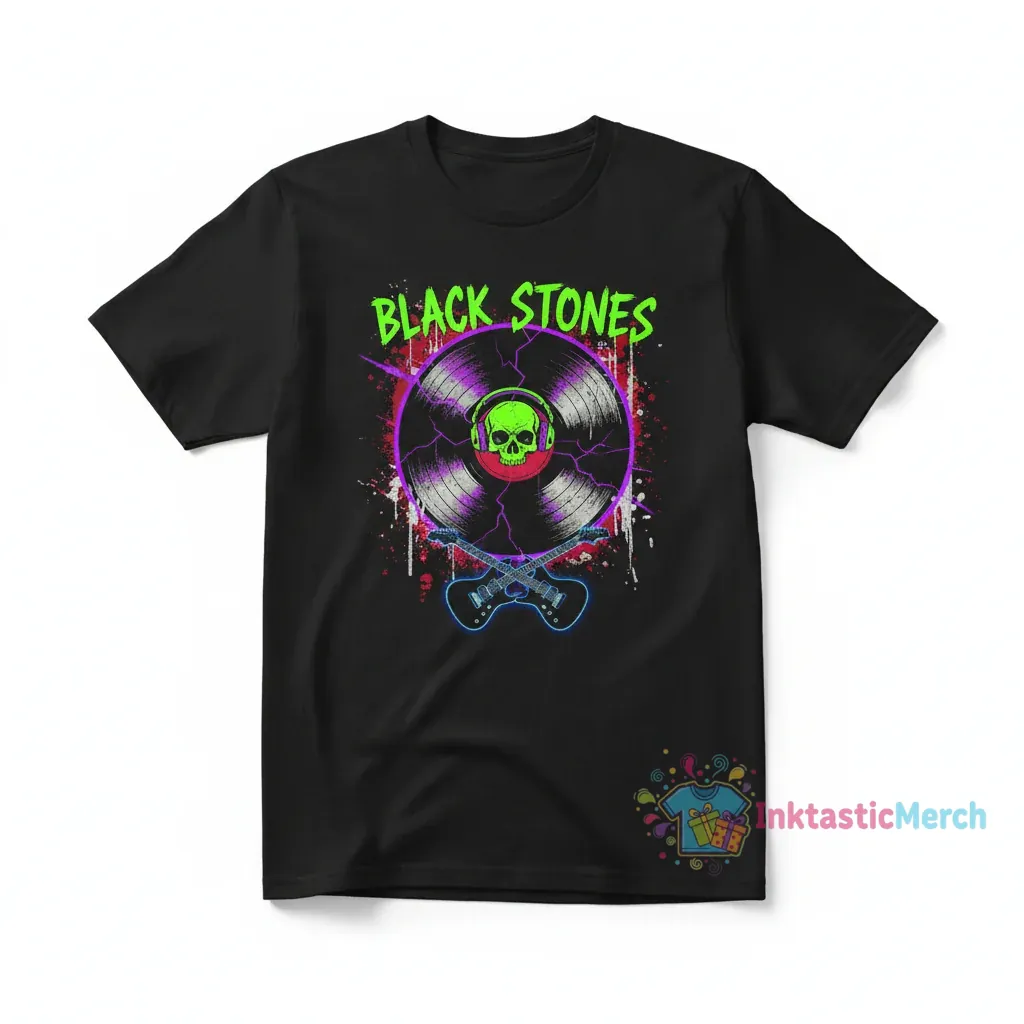 Nana Anime Black Stones Men's Heavyweight T-shirt - Black, Size S 1 Nana Anime Black Stones Men's Heavyweight T-shirt - Black, Size S
