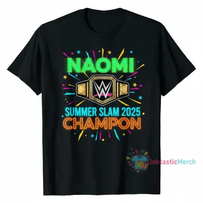 Naomi WWE SummerSlam 2025 Champion Tee