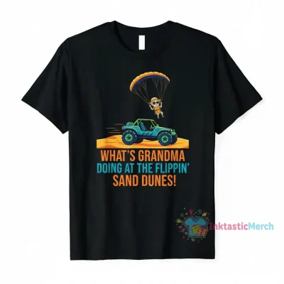 Napoleon Dynamite: Grandma Sand Dunes Tee - Black
