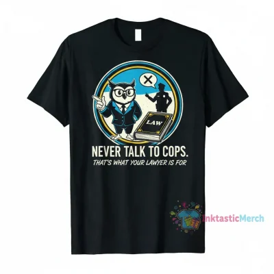 Lawyer Up: The 'Don't Talk to Cops' Tee