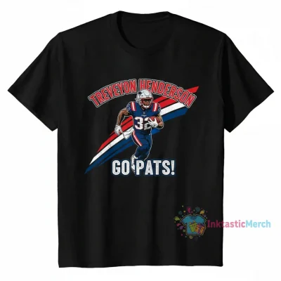 Patriots TreVeyon Henderson Player Go Pats Tee