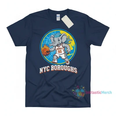 New York Liberty Ellie the Elephant Mascot Borough T-Shirt
