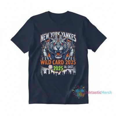 New York Yankees Wild Card 2025 AL East Postseason T-Shirt
