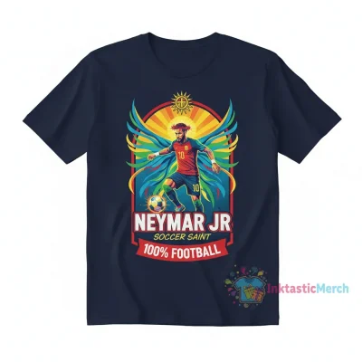 Neymar Soccer Jesus 100% Football Jersey