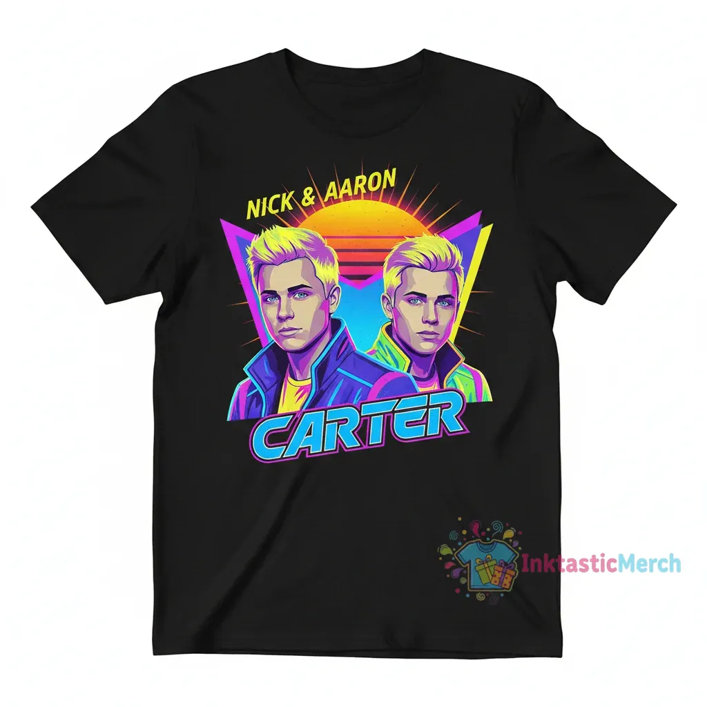 Nick Carter Aaron Carter Tee 1 Nick Carter Aaron Carter Tee