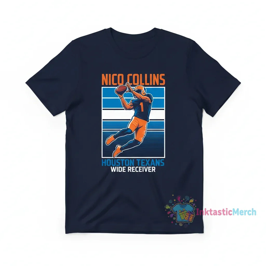 Nico Collins Houston Texans Wide Receiver Tee 1 Nico Collins Houston Texans Wide Receiver Tee