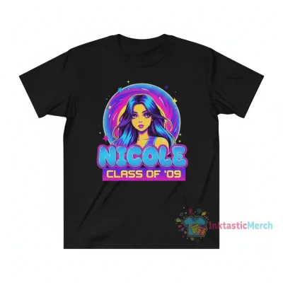 Nicole Class Of ’09 Airbrushed T-Shirt | Custom Graduation Apparel