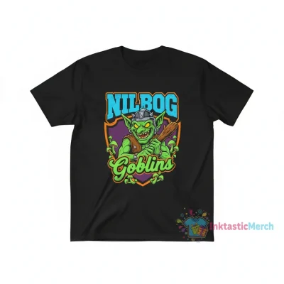 Nilbog Goblins Logo Cartoon T-Shirt
