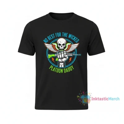 No rest for the wicked platoon daddy t T-Shirts Men's Heavyweight T-shirt