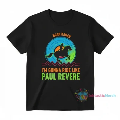 Noah Kahan Paul Revere Lyrics T-Shirt | Premium Cotton Tee