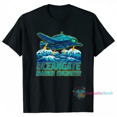 OceanGate Marine Engineer Heavyweight Tee - Black (S)