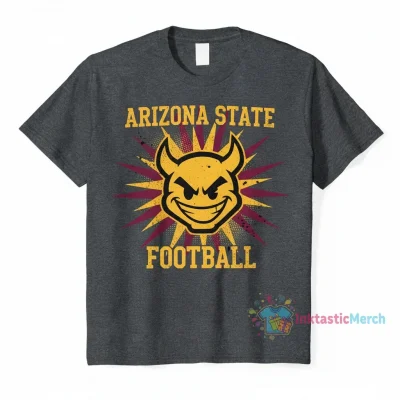 Official Arizona State Football Sparky Logo T-Shirt
