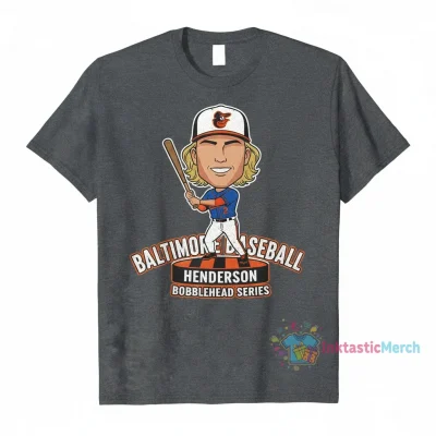 Gunnar Henderson Baltimore Baseball Bobblehead MLB T-Shirt