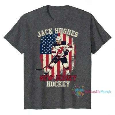 Jack Hughes 86 Hockey Jersey T-Shirt: Celebrate American Pride & Hockey Passion