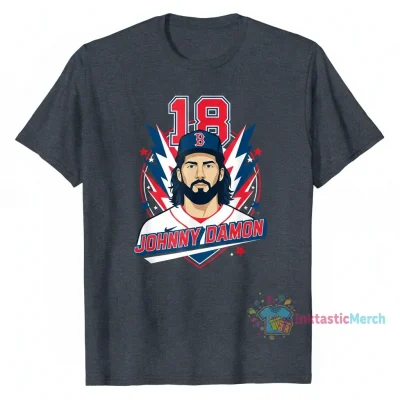 Johnny Damon 18 Boston Red Sox Authentic Modern Replica Jersey