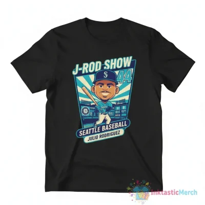 Julio Rodríguez Seattle Baseball Bobblehead Bobblehead T-Shirt