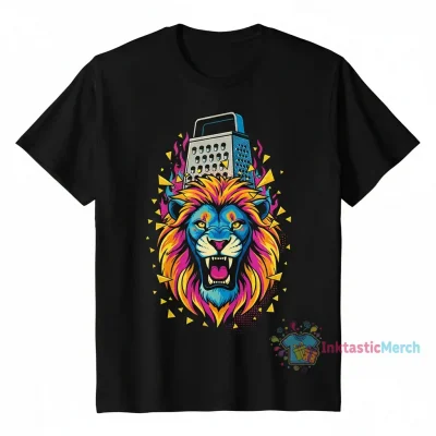 Lion Cheese Grater Tee