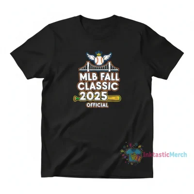Official MLB Fall Classic 2025 Doodle Logo T-Shirt