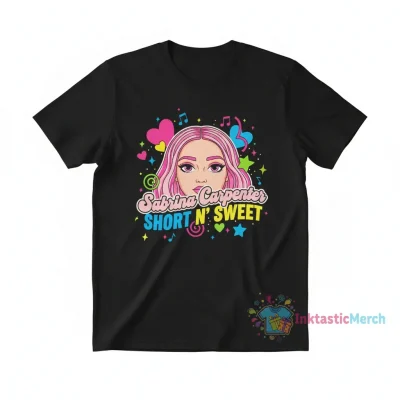 Official Sabrina Carpenter "Short n’ Sweet" Tour Tee - Built to Last