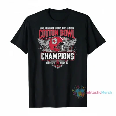 Ohio State Cotton Bowl Champions 2025 Commemorative Tee