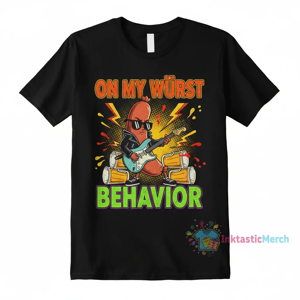 On My Wurst Behavior Shirt: Unleash Your Fun Side 1 On My Wurst Behavior Shirt: Unleash Your Fun Side