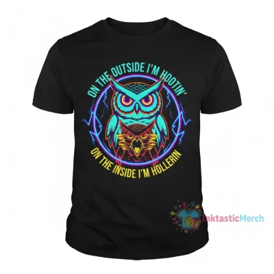 On the Outside I'm Hootin' on the Inside I'm Hollerin' Shirt