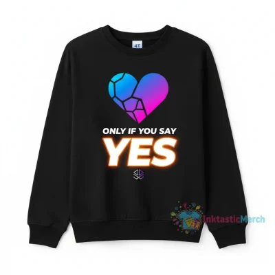 Enhypen "Only If You Say Yes" Kids Crewneck Sweatshirt - 4T Black