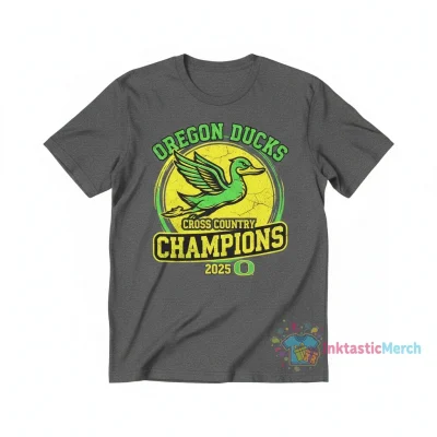 Oregon Ducks Men's Cross Country 2025 Champions Shirt