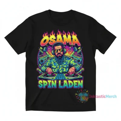 Osama Spin Laden Rap T-Shirt | Hip Hop Fan Apparel
